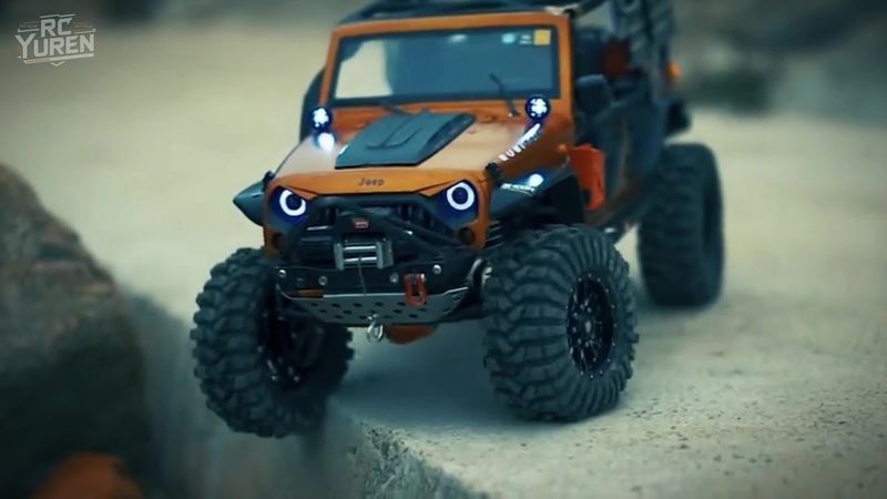 1/10 SCALE JEEP WRANGLER RC CRAWLER 4X4 OFF-ROAD SUPER HARD CRAWLER