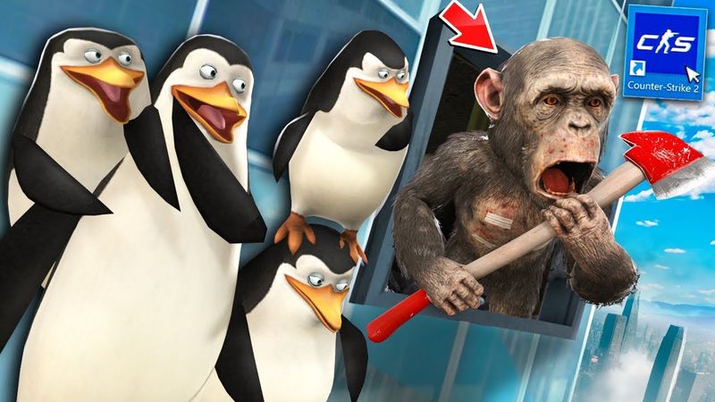 У МАНЬЯКА БЫЛО 0% ШАНСОВ НАЙТИ ЭТУ НЫЧКУ! 4 ТРОЛЛЬ ПИНГВИНА vs ГЛУПЫЙ МАНЬЯК! УГАРНЫЙ МАНЬЯК CS2