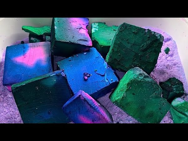 Dyed Blocks 🩷💚💙💜 + description #asmr
