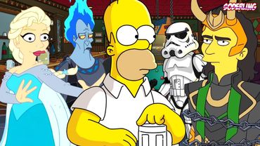 Встреча Симпсонов с Марвел, Дисней, Пиксар и Звёздные Войны в Новой Серии!