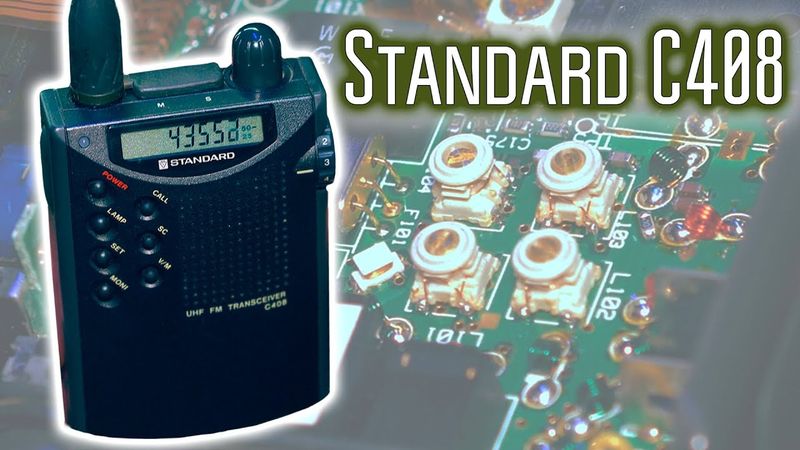 Standard C108/C408 миниатюрные японские радиостанции из 90х