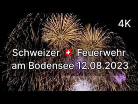 Schweizer Feuerwehr 🇨🇭 SEENACHTFEST am BODENSEE - Fantastical / Konstanz 🇩🇪- Kreuzlingen 🇨🇭