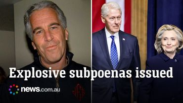 US probe subpoenas Clintons over Epstein files