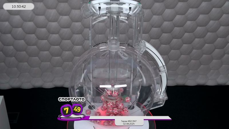 Столото представляет | Лотерея «Спортлото «7 из 49». Тираж № 21347 от 02.08.2025 г.