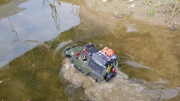 RC RC4WD D90 Defender Whoa_myung Mudding Play