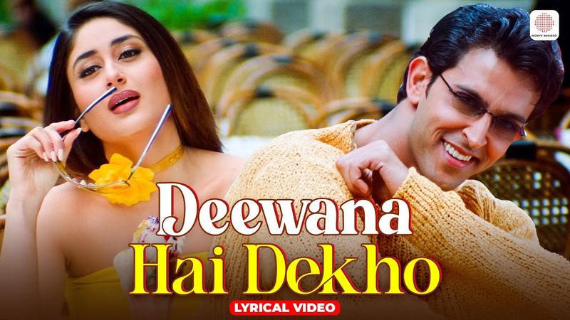 Deewana Hai Dekho - Lyrical Video | K3G | Kareena Kapoor, Hrithik Roshan | Alka Yagnik, Sonu Nigam