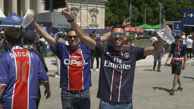 PSG fans in Munich get party started ahead of Champions League final | AFP