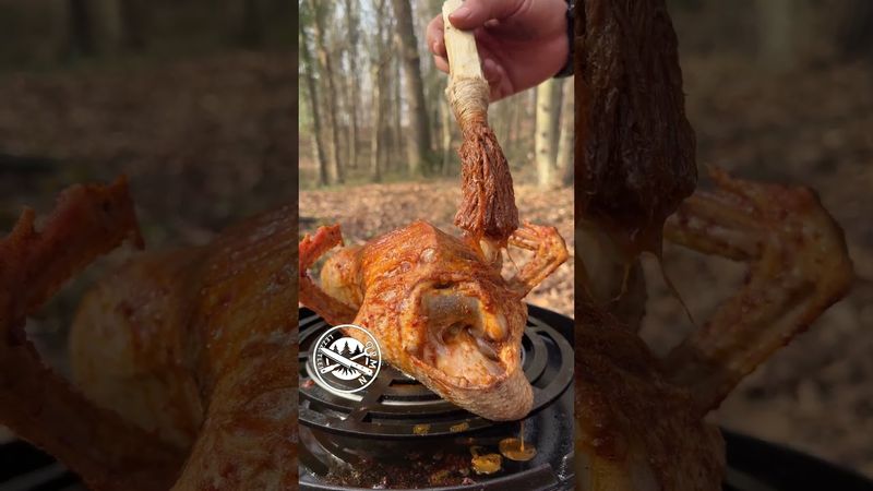 Orman Fırınında Kaz Tandır #food #cooking #outdoorcooking #yemek #ormanlezzetleri