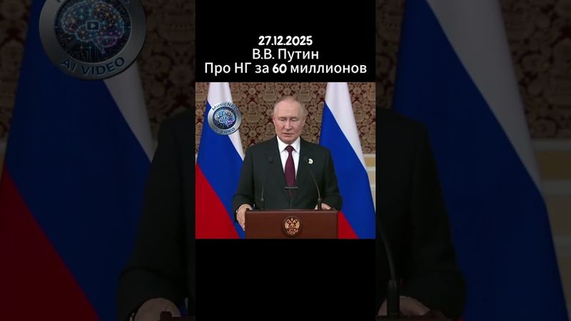 Владимир Путин 27 декабря про нг за 60 миллионов #Путин #срочныеновости #ларисадолина #автоваз #лада