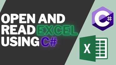 How To Open And Read Excel Files With C#