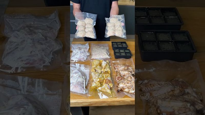 Заготовка впрок из 5 домашних куриц #заготовка курицы #маринад для курицы #мясо