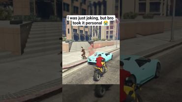 I was just joking, but bro took it personal 😭#gtaviral #gtaonline #gta5online #fail #gta5