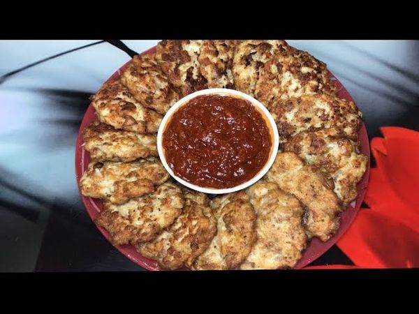 Котлеты куриные с белыми грибами и пикантным соусом 🔥