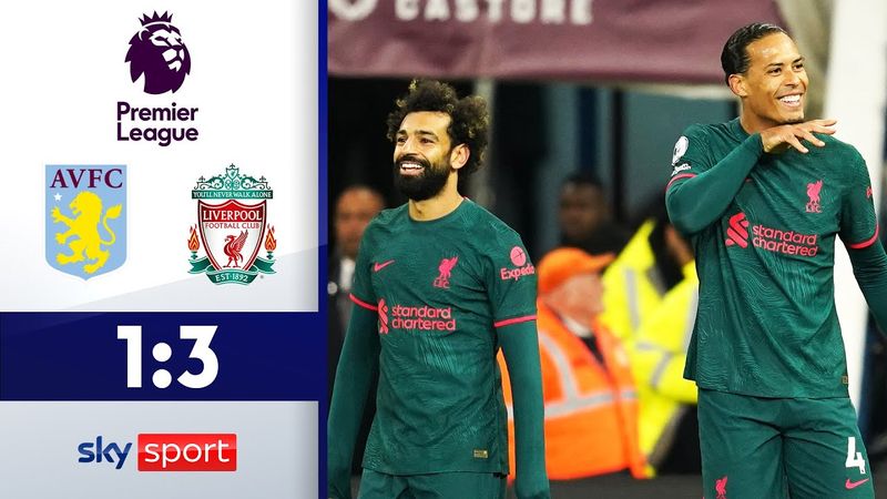 Traumkombination zur Führung! | Aston Villa - FC Liverpool 1:3 | Highlights - Premier League 22/23