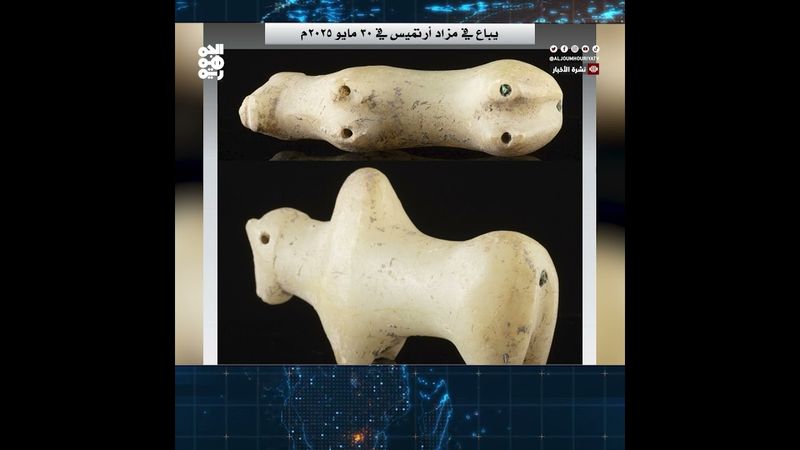 عرض تمثال أثري يمني نادر في مزاد "أرتيميس" بأمريكا