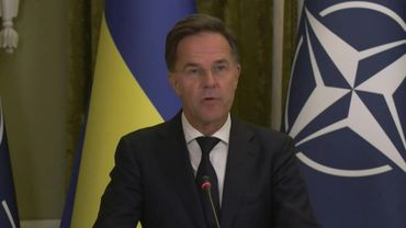 NATO chief calls for 'robust security guarantees' on Ukraine visit | AFP