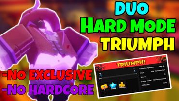 DUO THE FINAL ACT HARD MODE WITH NST TRIUMPH + EASY GUIDE | Tower Defense Simulator