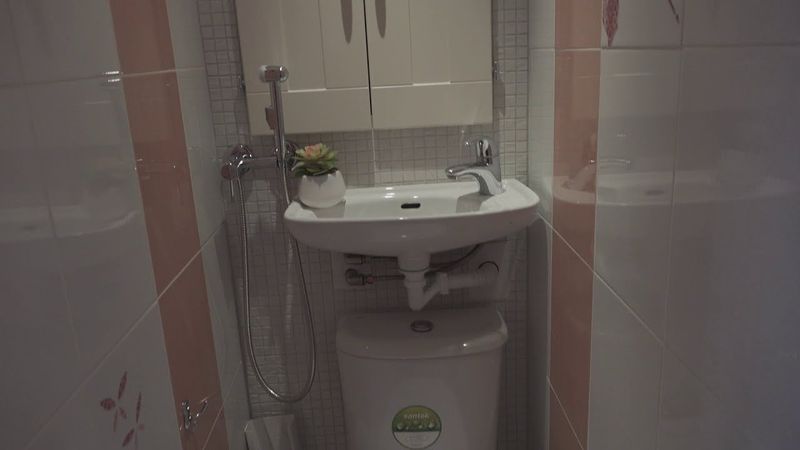 Санузел в хрущевке. Сама спланировала и отремонтировала. Вы тоже можете так сделать))