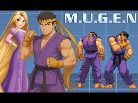 MUGEN - Ryu (Rapunzel Colored/Street Fighter x Tangled/Capcom vs Disney)