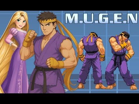 MUGEN - Ryu (Rapunzel Colored/Street Fighter x Tangled/Capcom vs Disney)