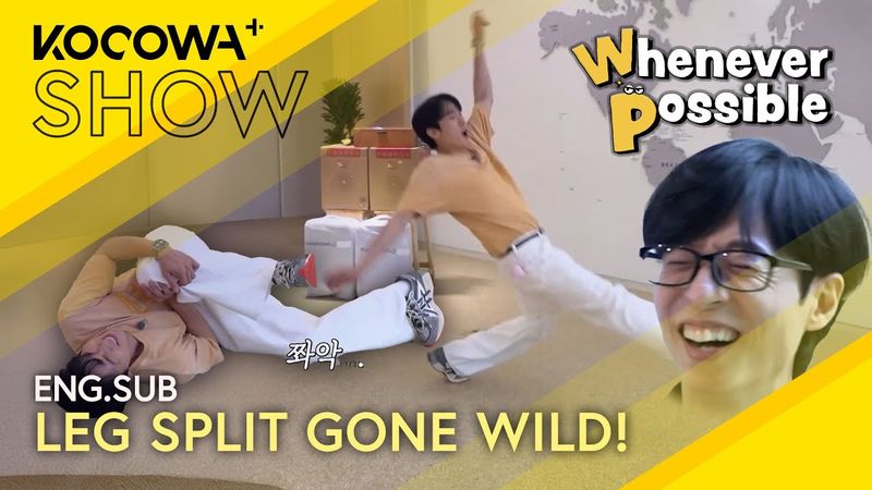 Yoo Yeon Seok Split His Legs Playing Jegi 😂 | Whenever Possible EP32 | KOCOWA+