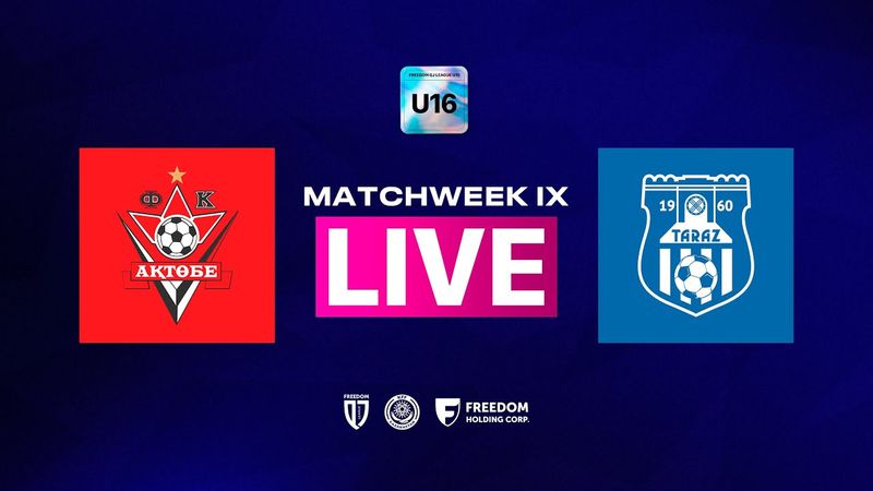 АКТОБЕ - ТАРАЗ | 9 ТУР | QJL U16 2025