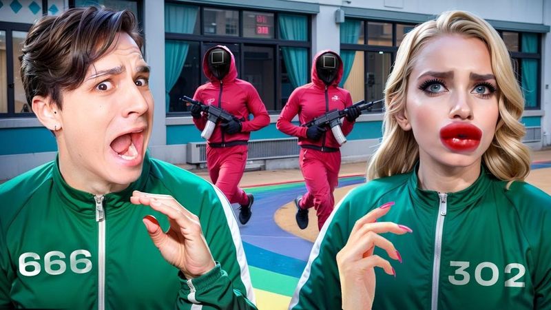 СБЕЖАЛ С ИРИНОЙ ОТ ЗЛОГО КАЛЬМАРА В ИГРЕ КАЛЬМАРА И ТЕПЕРЬ МЫ ИРИНЫ В РОБЛОКСЕ!