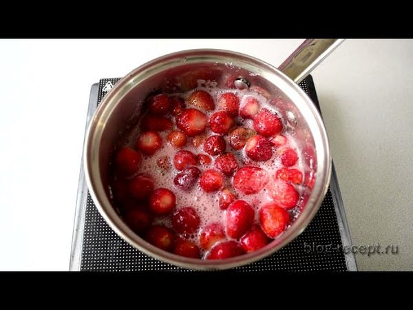 КЛУБНИЧНОЕ ВАРЕНЬЕ с желатином - быстрый способ варки варенья из клубники