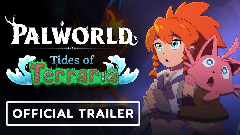 Palworld x Terraria - Official Tides of Terraria Animated Update Release Date Trailer