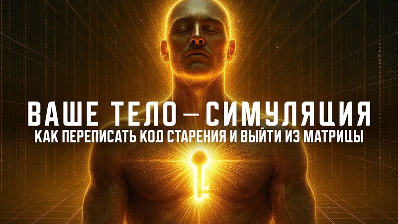 ВАШЕ ТЕЛО ТОЖЕ СИМУЛЯЦИЯ. КАК ПЕРЕПИСАТЬ КОД СТАРЕНИЯ И ВЫЙТИ ИЗ МАТРИЦЫ?