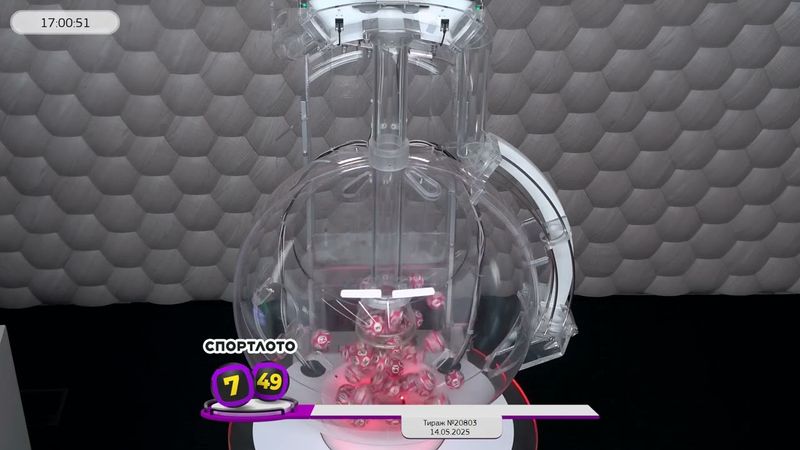 Столото представляет | Лотерея «Спортлото «7 из 49». Тираж № 20803 от 14.05.2025 г.