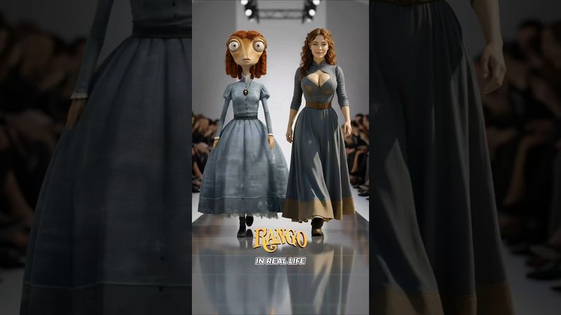 Welcome to the Wild West 🦎🤠🌵 This is how Rango would look in real life 🤯#rango