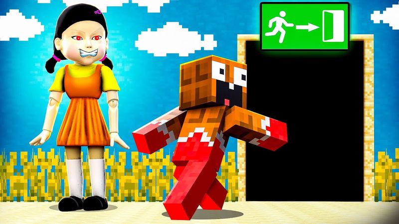 МЫ НАШЛИ СЕКРЕТНЫЙ *ВЫХОД* ИЗ ИГРЫ В КАЛЬМАРА В МАЙНКРАФТ!