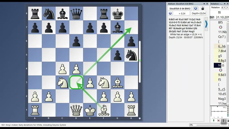 136. آموزش شروع بازی گامبی وزیر برای مهره سفید ( ترم ششم - قسمت 15)