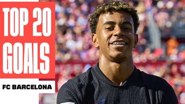 ¡Los 20 MEJORES GOLES del FC BARCELONA CAMPEÓN!