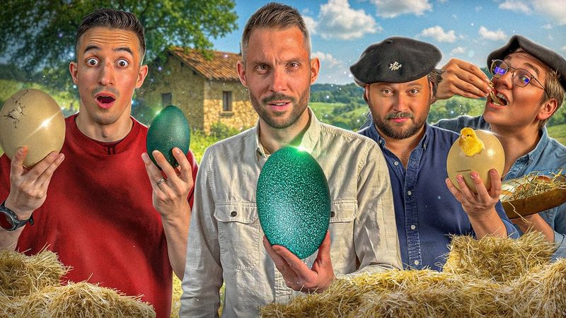 On goûte des OEUFS INSOLITES avec @TiboInShape chez Gueuleton !!!