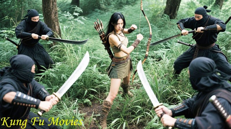 血債血償！日本忍者欺負村姑，惹怒功夫少女，下秒虐殺忍者 🔥 功夫 | Kung Fu