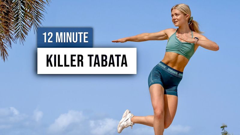 12 MIN TABATA HIIT MOOD BOOSTER Workout - No Equipment, No Repeat, Home Workout with Tabata Songs