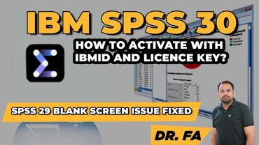 How to Free Download, Install, and Activate IBM SPSS Statistics 30 Version