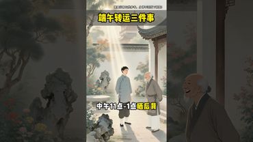 《民间秘法》端午转运三件事！做了好运一整年！接了！转发！功德无量！#正能量 #人生感悟 #国学文化 #道家文化 #民间文化 #转运 #佛教文化 #鸿运当头 #好运连连 #兴旺发