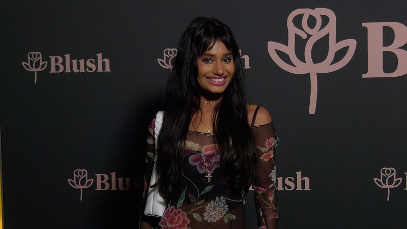Isha Punja attends the Blush x Daily Front Row "Sounds of Summer" red carpet