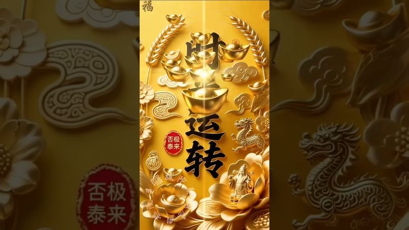 《时来运转》接了！转发！功德无量！#正能量 #手机壁纸 #手机屏保 #壁纸  #文字的力量  #道家文化  #中华文化 #国学文化 #时来运转 #转运 #磁场 #财富