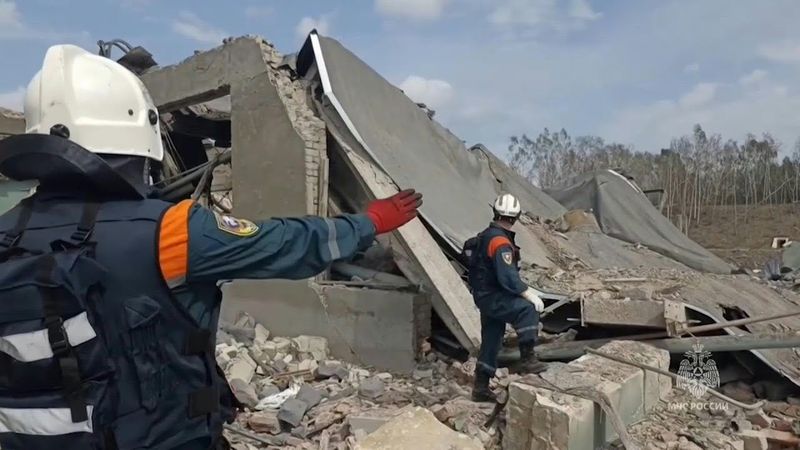 Rescuers search for survivors after Russian gunpowder plant blast | AFP