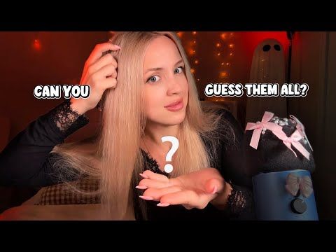 ASMR -GUESS THE TRIGGER 🔥 Easy to IMPOSSIBLE ❌