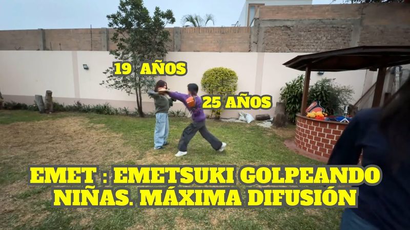 EMETSUKI Y CHUNNY HACEN UNA COMPETENCIA DE FUERZA