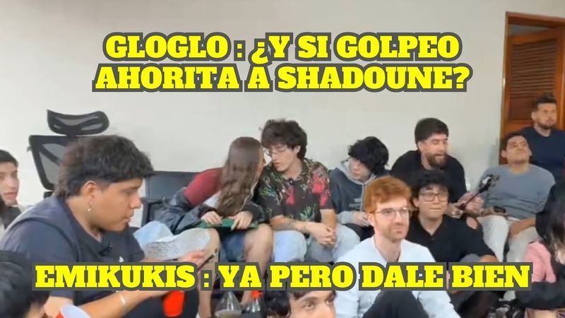 GLOGLO Y EMI BROMEAN SOBRE LESIONAR A SHADOUNE ANTES DE LA PELEA