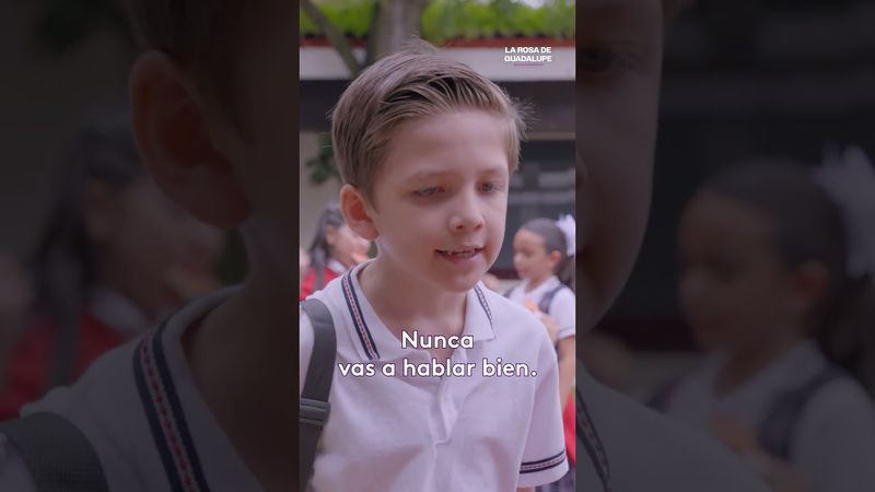 Se burlan de Abel por ser tartamudo #LaRosaDeGuadalupe #Uninovelas