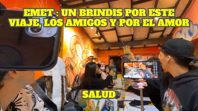 EMETSUKI HACE UN BRINDIS POR SU ÚLTIMO DÍA EN COLOMBIA