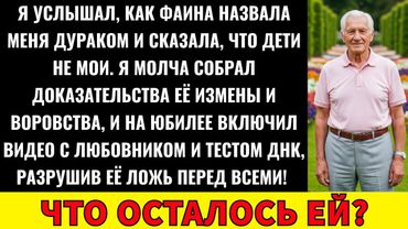 «Жена Назвала Меня Дураком... Сказала, Что Дети Не Мои... Но Я Дождался Её Крах»