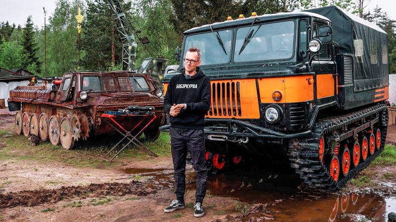 ШИШИГА НА ГУСЕНИЦАХ В ГОСТЯХ У ПОЛИГОН 98